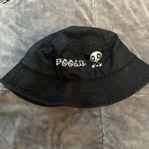 Sportsman 100% Cotton Boogie Black White Panda Bucket Hat